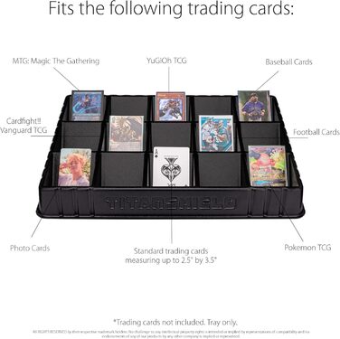 Лоток для сортування карт та дилера, чорний