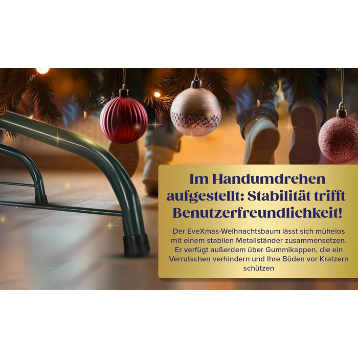 Штучна різдвяна ялинка 185 см eveXmas