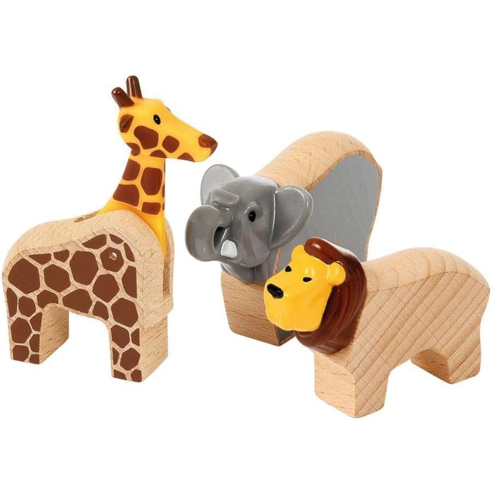 Великий ігровий набір залізниці BRIO World Safari іграшка для дітей від 3 років