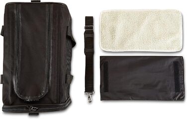 Переноска для собак Storeo Basics AMZSC-002 з м&39якими стінками, середня, чорна, 42 Д x 24 Ш x 25 В см