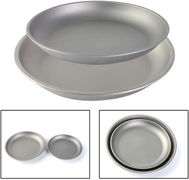 Миска Титан для фруктів, ідеальна для кемпінгу та пікніків (22 см)