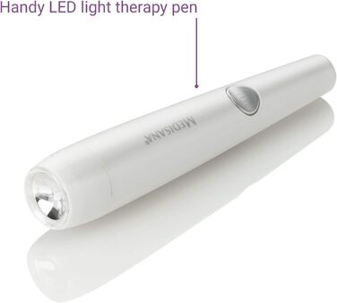 Ручка проти прищів medisana DC 300, світлодіодна терапія, лікування прищів, лікування плям, запалень, плям і вугрів, для всіх типів шкіри