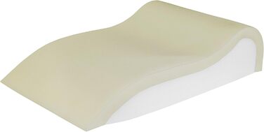 Улюблена 194489 Преміальна подушка для ніг з в&39язкоеластичним шаром (прошитована мікрофіброю подвійного в&39язання) приблизно 40 x 68 x 16,5 см, біла