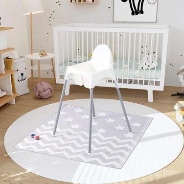 Sharplace Baby High Chair Stain Mat, Baby Feeding Cushion Dirty Weatherproof Mat Double Layer Splat Travel Cushion, Style C, Sharplace Baby High Chair Stain Mat, Baby Feeding Cushion Dirty Weatherproof Mat Double Layer Splat Travel Cushion, Style C