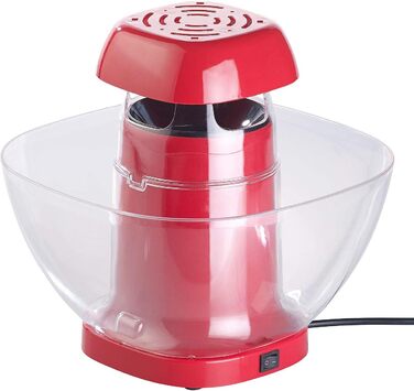 Машина для приготування попкорну з гарячим повітрям з піддоном для крапель, для 80 г кукурудзи, 1,200 Вт (ретро-машини для приготування попкорну, торговий автомат для попкорну, сковорідки)