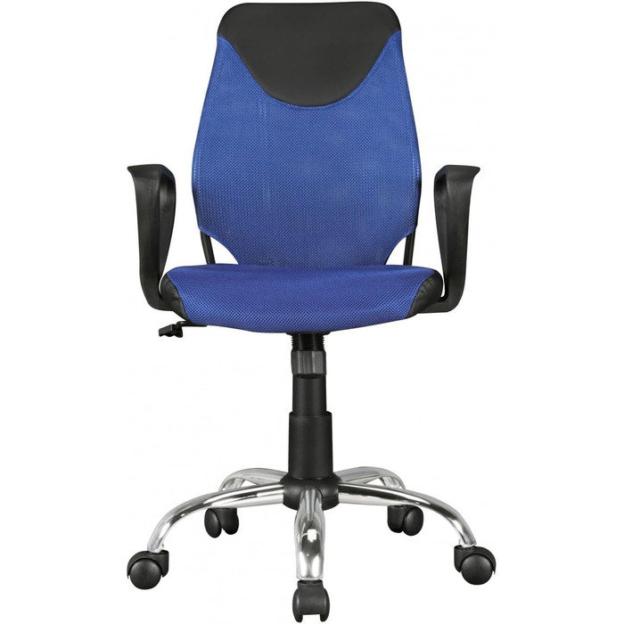 Дитяче офісне крісло FineBuy Terni для дітей віком від 6 років зі спинкою, ергономічне дитяче офісне крісло, регульоване по висоті, синє