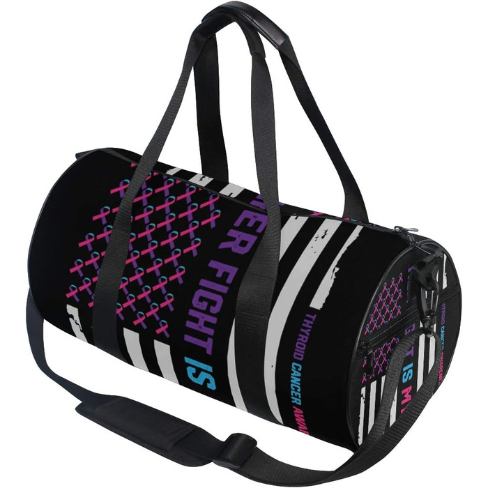 Спортивна сумка-дорожня, сумка для підтримки людей з раком щитовидної залози, універсальна сумка для подорожей на вихідні для чоловіків та жінок