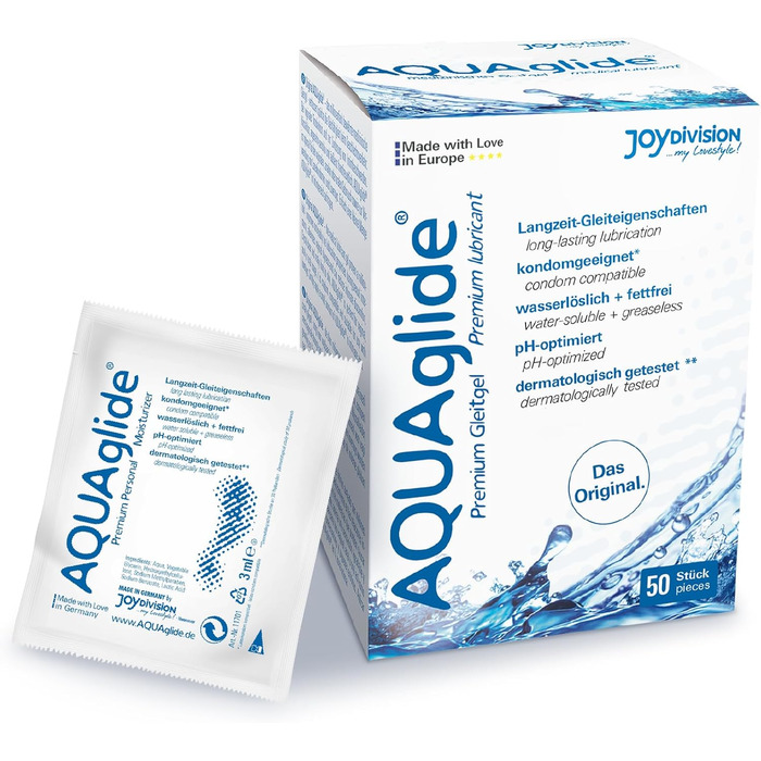 Інтимний лубрикант JOYDIVISION AQUAglide Natural, 50×3 мл