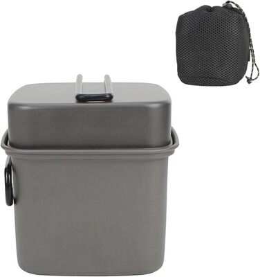 Посуд для кемпінгу на свіжому повітрі, антипригарний кемпінговий посуд, виготовлений з алюмінію для використання на свіжому повітрі, аксесуари для кемпінгового спорядження