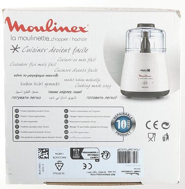 Подрібнювач Moulinex DPA141 La Moulinette білий Одинарний