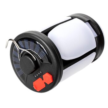 Сонячний наметовий світильник Toddmomy, світлодіодний кемпінговий світильник з ABS-пластику з гачком, зовнішній аварійний світильник для подорожей