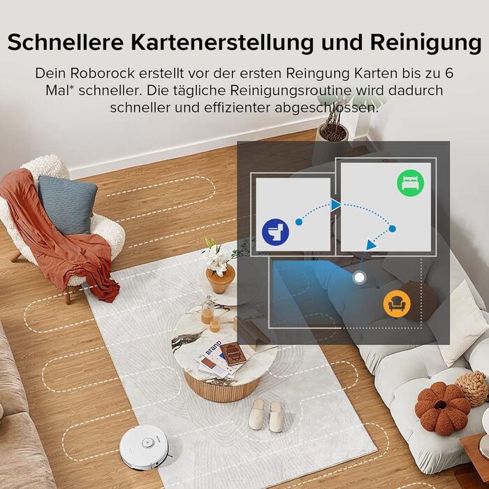 Робот-пилосос з подвійною щіткою та 6000 Па і 3D текстурованим легким роботом-пилососом, що уникає перешкод, сумісний з Alexa для