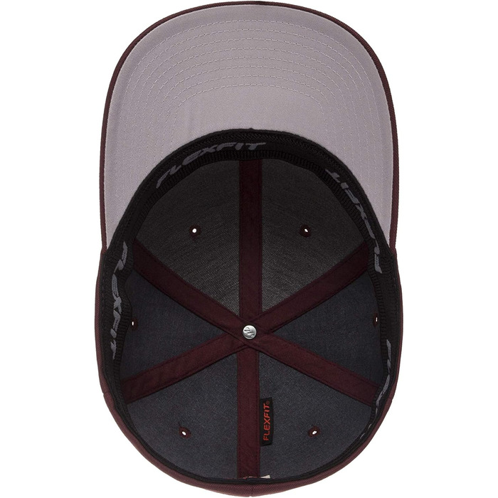 Чоловіча спортивна бейсболка Flexfit L-XL бордова