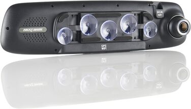 Відеореєстратор Nextbase NBDVRMIRROR для дзеркала заднього виду, 1080p/сек, 10,2 см (4 дюйми), LED, HD, DVR, цифровий відеореєстра