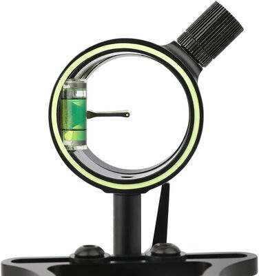 Приціл для лука зі скловолокна з одним штифтом 0,019 фута мікрорегульований, швидковстановлюваний без інструментів з підсвічуванням для складних луків