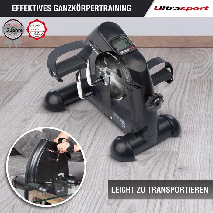 В-1/3-в-1, Міні-велотренажер, Тренажер для рук та ніг, Велотренажер, Педальний тренажер для нарощування м&39язів, Тренування на витривалість, Домашній тренажер, Ідеально підходить для людей похилого віку, Тихий та не потребує обслуговування US Mini-Bike 5