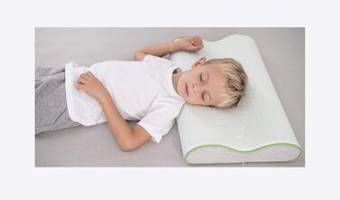 Дитяча подушка Trumeland T065101 Premium - дихаюча і зростаюча подушка, поліестер, для рівномірного розподілу тиску і оптимальної