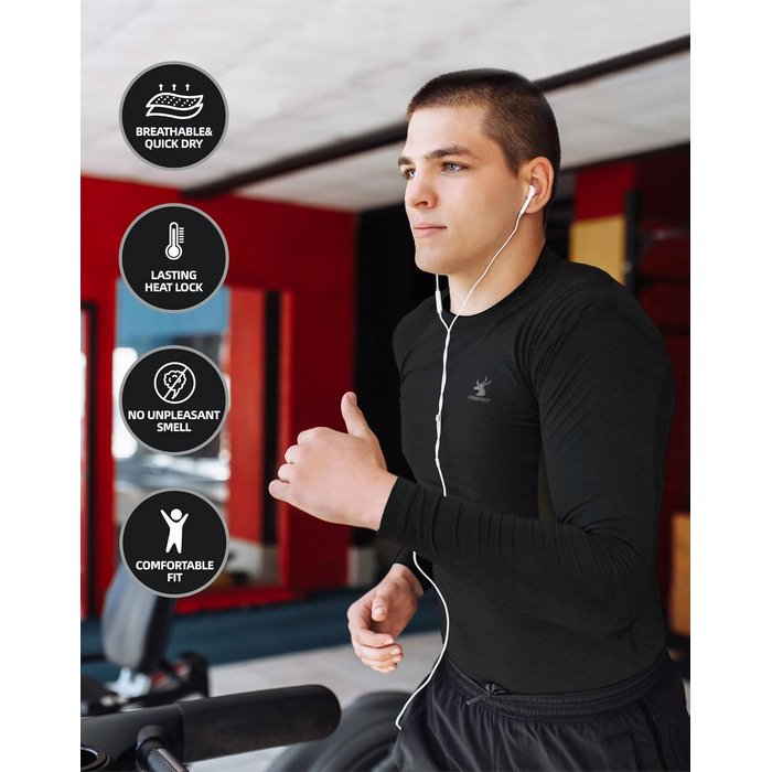 Комплект чоловічої термобілизни, тепла лижна білизна, дихаюча та термобілизна довга, функціональна білизна для чоловіків взимку та спорту, чорний/зелений, XXL