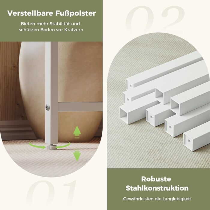 Комп&39ютерний стіл Mericonia 120 см, ігровий стіл для невеликих приміщень, сучасний стіл у мінімалістичному стилі для домашнього офісу, столи для студентів, білий 120x60 базовий білий