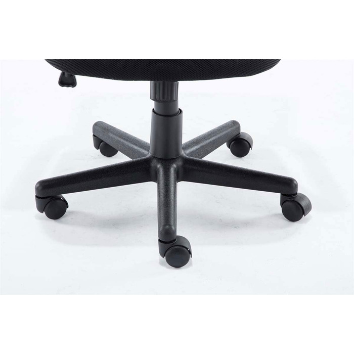 Офісний стілець CLP Genius I, стілець з регульованою висотою та сітчастим чохлом, колір чорний, сучасний