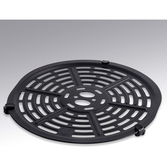 Аерофритюрниця 3 л - 3 в 1 Аерофритюрниця XL - Фритюрниця без олії - Фритюрниця з цифровим світлодіодним сенсорним екраном і 6 програмами - середня 1200 Вт