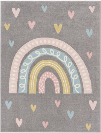 Килими дитяча кімната килим дитяча кімната килим хлопчик дівчинка дитячий килим сучасний м'який, колір сірий 2, розмір 80x150 см 8