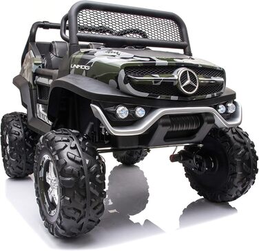 Дитячий електромобіль Mercedes Unimog 12V електромобіль для дітей, дитячий автомобіль, дитячий електромобіль з пультом дистанційно
