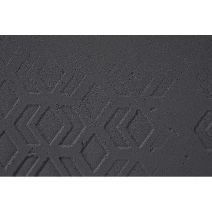 Кашпо Caro бетонного вигляду на коліщатках з пластику 100 переробленого (40см, антрацит) 40см антрацит, 24