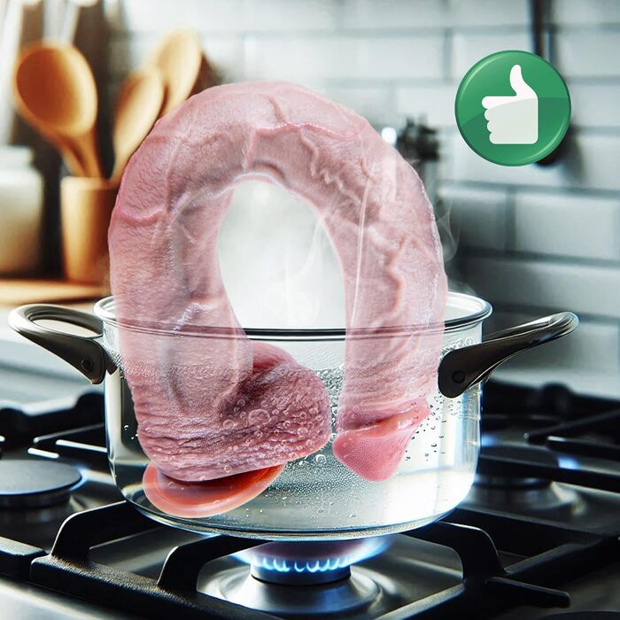 Надзвичайно довгий гігантський фалоімітатор, реалістичний силіконовий фалоімітатор, товстий з сильною присоскою, гігантський пеніс XXXL, для масажу клітора, піхви та точки G, широкий стимулятор пеніса для чоловіків та жінок, тілесного кольору, 42