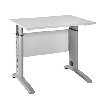 Стіл-касовий апарат, 701430, світло-сірий, приблизно 90 x 65 x 69,5-87,5 см