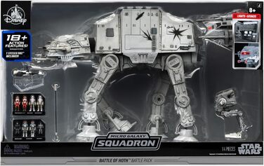 Набір Битва за Хот AT-AT (25 см), Snowspeeder (13 см), AT-ST (7,5 см) та 8 мікрофігурок (2,5 см), 0385