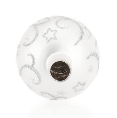 Різдвяна верхівка для ялинки 33 см біла com-four