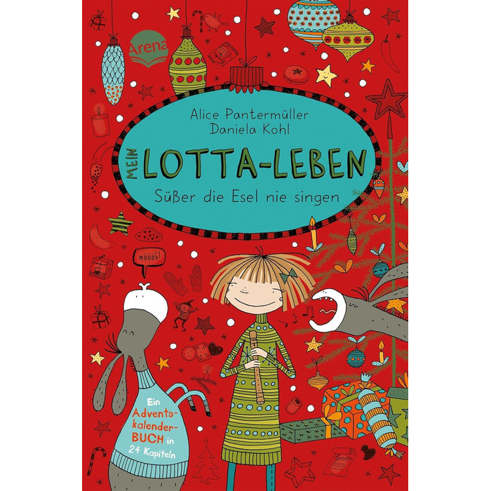 Книга-адвент-календар Моє життя Лотти Солодше за ослів, 24 розділи