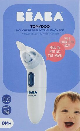 Дитячий очищувач носа - Електричний дитячий назальний аспіратор - Блискавично швидкий, простий у використанні і росте разом з дити