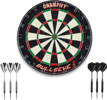 Мішень для дартсу Champify Steeldart, Bullseye 1 (сизаль, турнірний розмір)