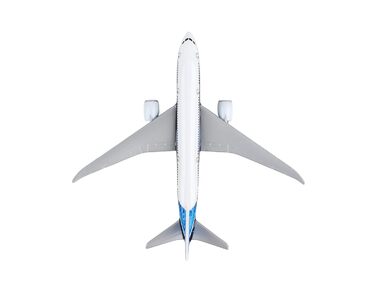 Одномісний літак Boeing 787 малого масштабу, модель літака, іграшкова мініатюрна модель з металу та пластику - для дітей віком від 3 років