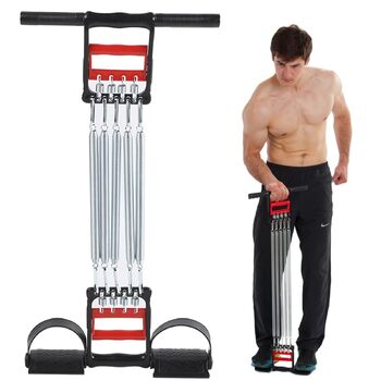 Трифункціональний еспандер для грудей, багатофункціональне обладнання 3 в 1, тренажер для розширення грудей, пружинний розвиваючий пристрій для тренування м&39язів у домашньому фітнесі, знімний