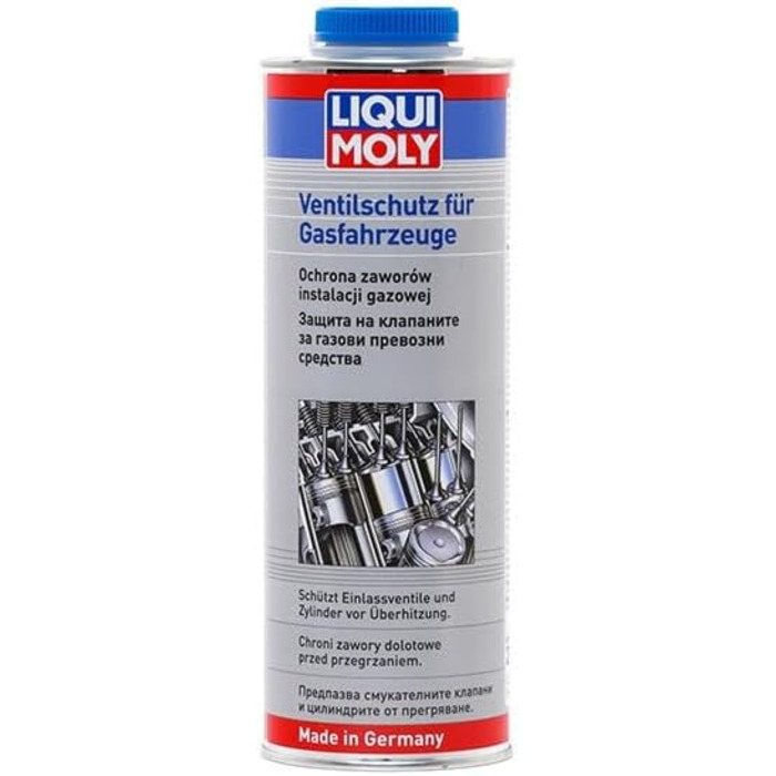 Протектор клапана LIQUI MOLY для автомобілів, що працюють на газі 1 л Присадка до бензину Номер товару 20451