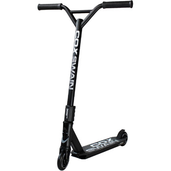 Самокат Cox Swain Stunt Scooter X-385, компресія SCS, вилка з ЧПУ, 100 мм PU / алюмінієві колеса, ABEC 9, діти дорослі, початківці