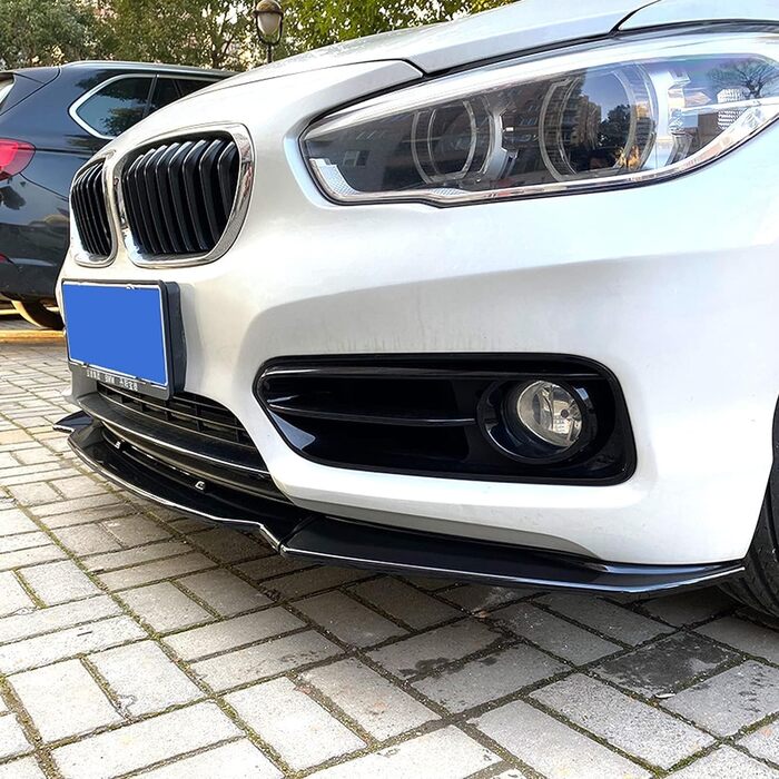 Передній спойлер передньої губи автомобіля для BMW 1 Series F20 F21 116i 118i 120i 2015-2019, Протектор переднього губного спойлера Додаткові частини кузова для стайлінгу автомобіля, A/Carbon Fiber звичайний A/Carbon Fiber