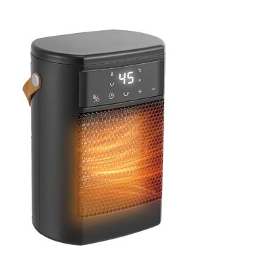 Тепловентилятор з пультом дистанційного керування, 1500 Вт, 3 режими нагріву, 12-годинний таймер, коливання 70, PTC-тепловентилятор, енергозбереження, захист від перегріву та перекидання, портативний та тихий, для дому та офісу