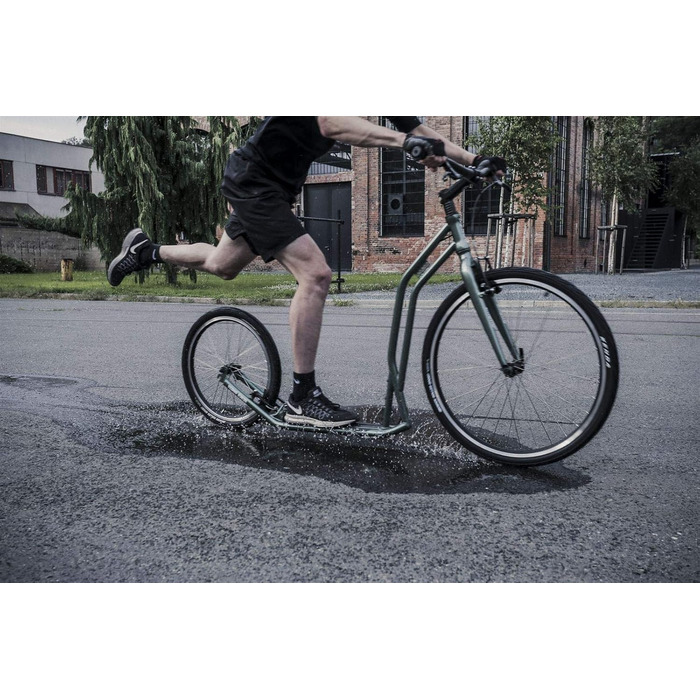 Самокат Yedoo S2620 - до 130 кг, самокат з пневматичними шинами 26/20 - самокат для дорослих, самокат для собак silvergold