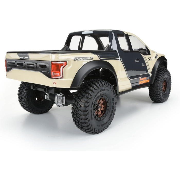 Кузов для 1/10 Ford F-150 Raptor 2017 року (Прозорий), колісна база 313 мм (12.3 дюйми) для Crwlrs