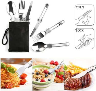 Набір посуду для кемпінгу/вуличного приготування їжі aiGear Портативний алюмінієвий кемпінговий горщик з сумкою для зберігання для кемпінгу, походів, пікніків на свіжому повітрі, зелений