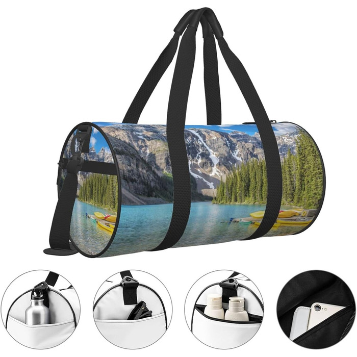 Спортивна сумка для подорожей Банф, чорна, універсальний розмір