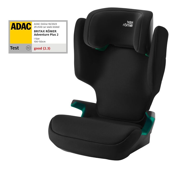 Дитяче автокрісло Britax Rmer ADVENTURE PLUS 2, для дітей зростом 100-150 см (i-Size), 3,5-12 років, Space Black