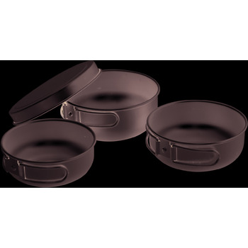 Набір туристичного посуду Easy Camp Adventure Ultra Light Cook Set Silver (680196)