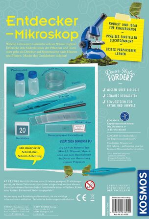 Набір для експериментів Explorer Microscope KOSMOS, мікроскоп