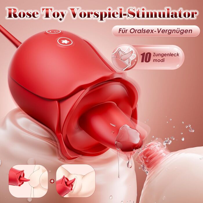 Вібрація для жінок, вібратор-фалоімітатор, секс-іграшка для жінок та пар з 10 функціями штовхання, 10 наборів вібраційних секс-іграшок для облизування язика для жінок, вібратор для клітора та анального сексу, секс-іграшки