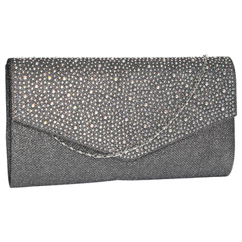 Розкішна клатч-сумка SwankySwans Montary Diamant, сіра